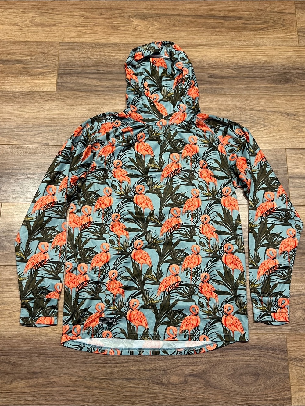 Saga Outerwear Saga-Tek Pullover Hoodie with Balaclava in Flamingo Size XXL